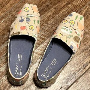 Toms Birch Glow in the Dark Happy Camper Print